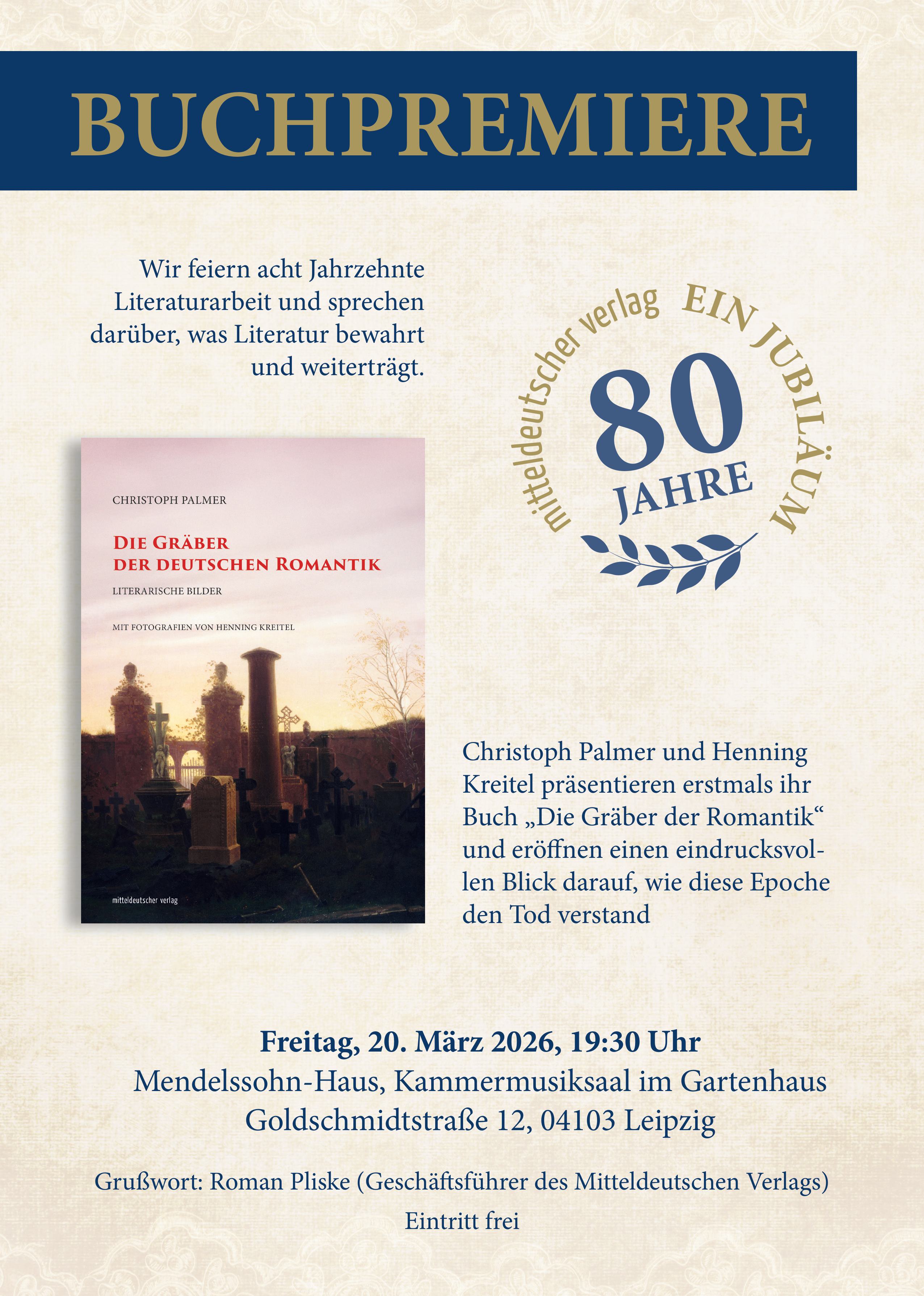 80 Jahre mdv und Buchpremiere